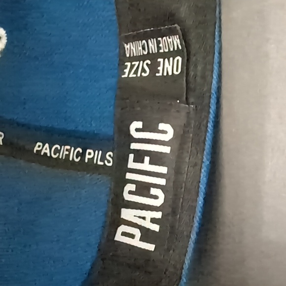 Pacific Pilsner Men's Blue Flat Bill Snapback Hat. - Picture 8 of 8